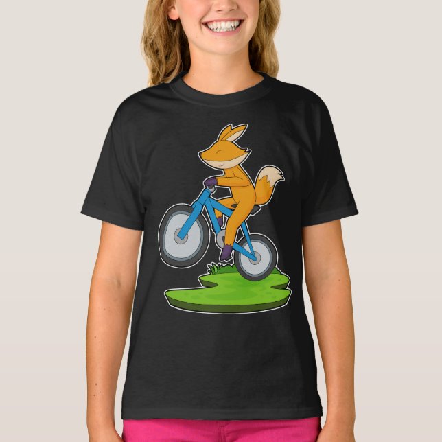 Fox Bicycle T-Shirt (Vorderseite)