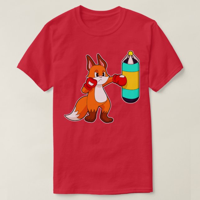 Fox Boxer Beutel T-Shirt (Design vorne)