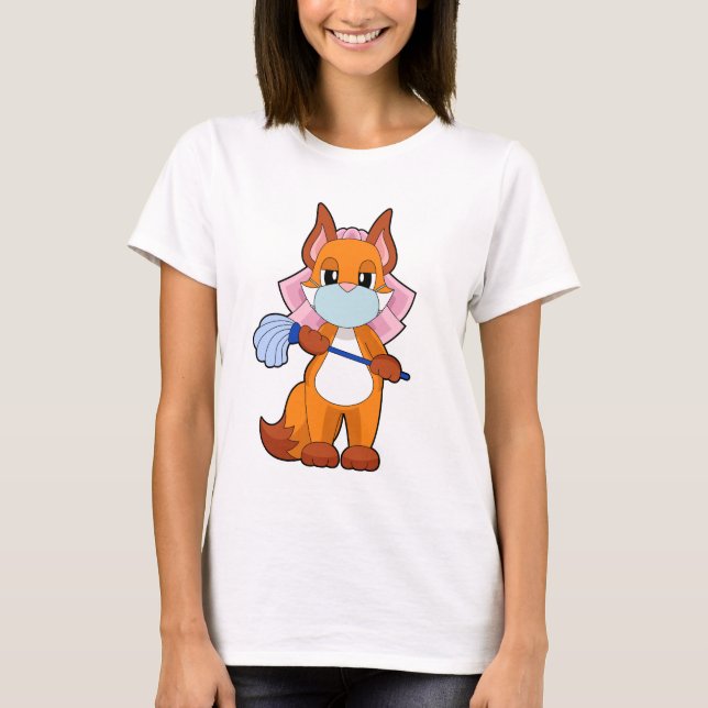 Fox Bride Veil Wedding T-Shirt (Vorderseite)