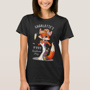 Fox-Brie   Foxy Junggeselinnen-Abschied Black T-Shirt