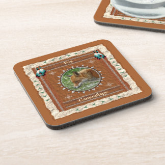 Fox - Camouflage Cork Untersetzer Set 6