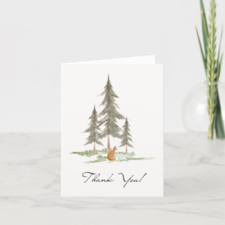 Fox Carte de remerciements