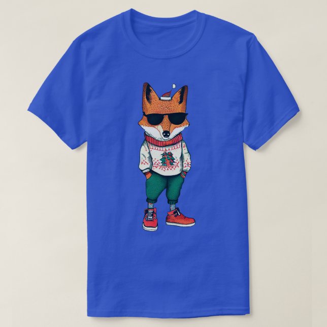 Fox Christmas T-Shirt (Design vorne)