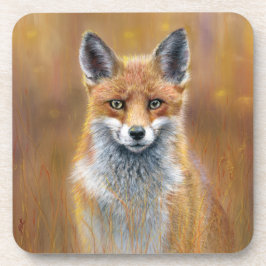 Fox coaster set.  getränkeuntersetzer