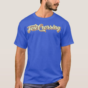 Fox Crossing TShirt Retro Art Baseball Police Vint