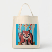 Fox dans le Sac fourre-tout Woods