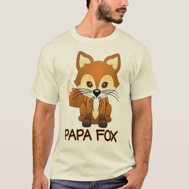 Fox de papa - T-shirts de famille de Fox (Devant)