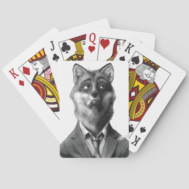 Fox Deck spielen Karten Spielkarten (Rückseite)