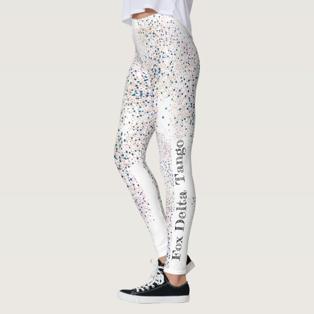 Fox Delta Tango Leggings mit niedlichen Polka Punk (Links)