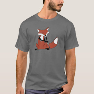 Fox, der das Oboe spielt T-Shirt