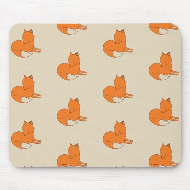 Fox, der Mousepad zeichnet (Vorne)