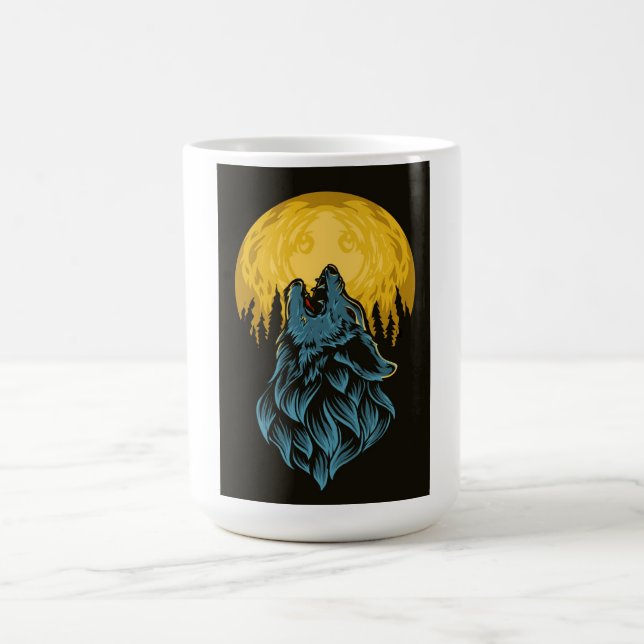 Fox Design Tshirt Kaffeetasse (Mittel)