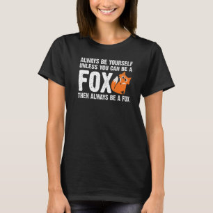Fox Designs für Männer Füchse Tierwelt T-Shirt