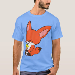 Fox Drink Bubble Tee Kawaii Fox mit Boba