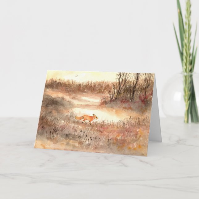 Fox durch das Feld Karte (Vorderseite)
