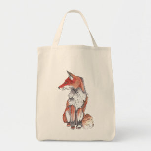 Fox durch Inkspot Kissen Tragetasche