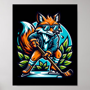 Fox Eishockey Cool Style Sonnenbrille Poster
