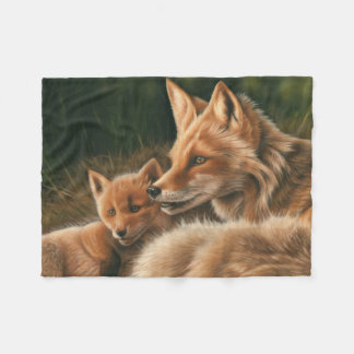 Fox-Entwurf Fleecedecke