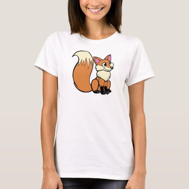 Fox-Entwurf T-Shirt (Vorderseite)