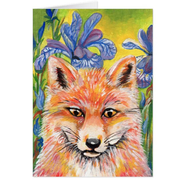 Fox et Irises (Devant)