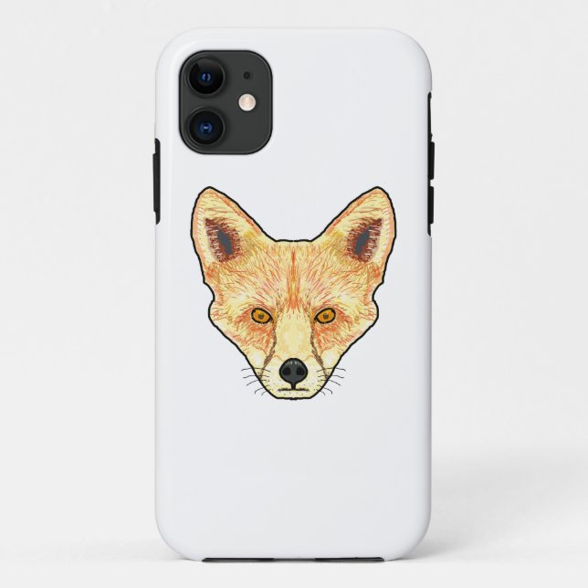 Fox Face Case-Mate iPhone Hülle (Rückseite)