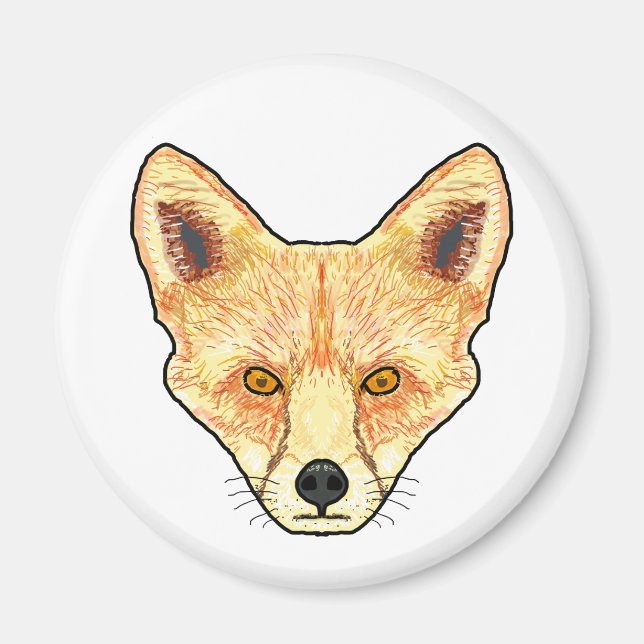 Fox Face Magnet (Vorne)