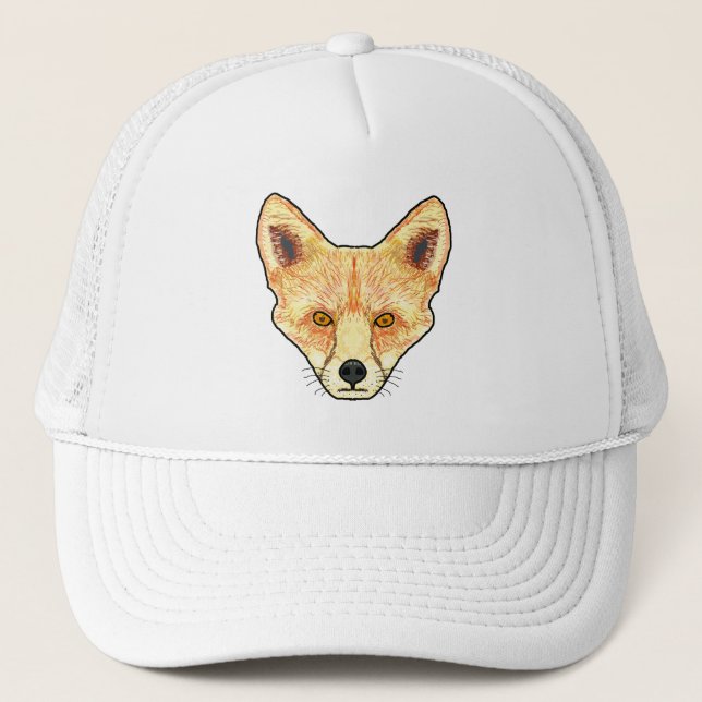 Fox Face Truckerkappe (Vorderseite)