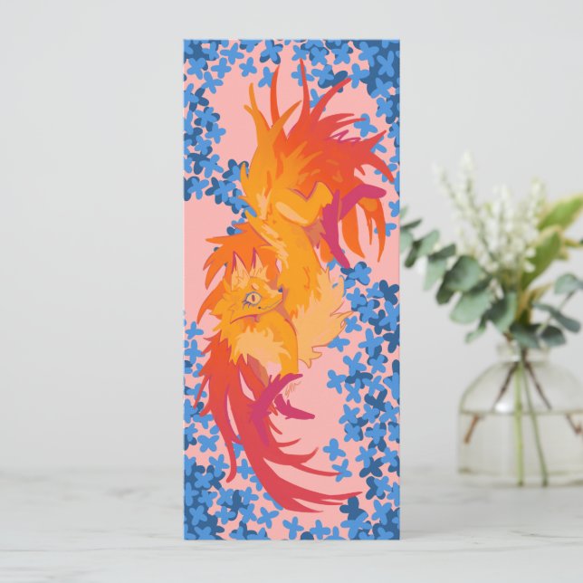 Fox fantasy einladung (Stehend Vorderseite)