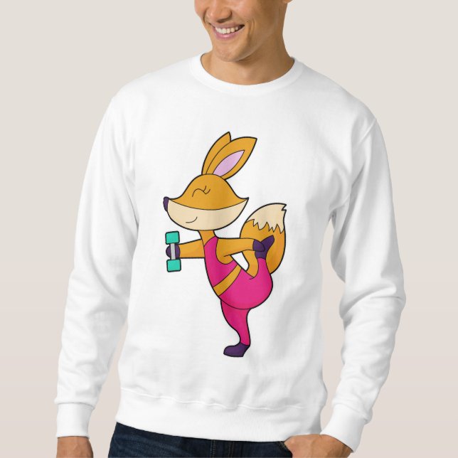 Fox Fitness Dumbbell Sweatshirt (Vorderseite)