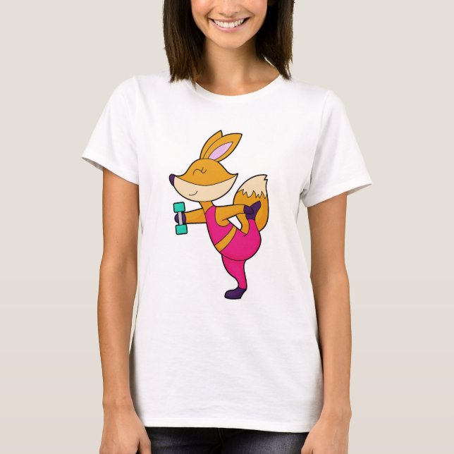 Fox Fitness Dumbbell T-Shirt (Vorderseite)