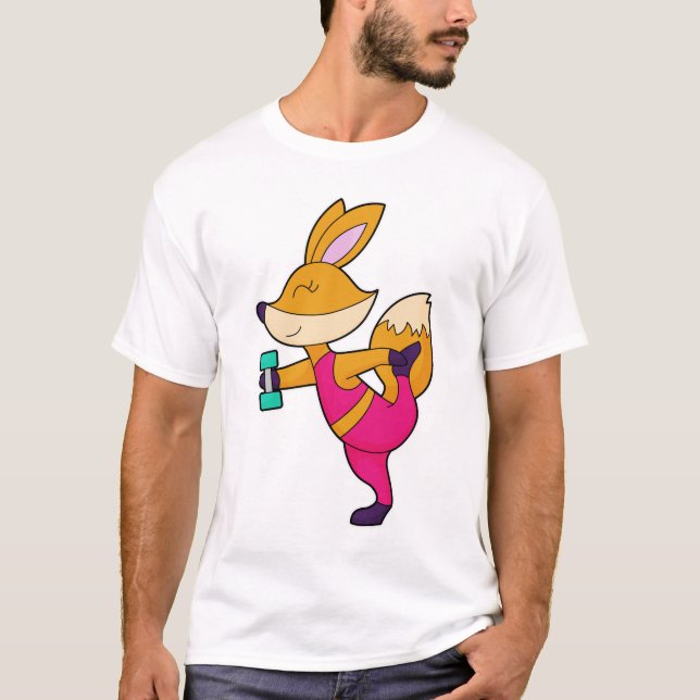 Fox Fitness Dumbbell T-Shirt (Vorderseite)