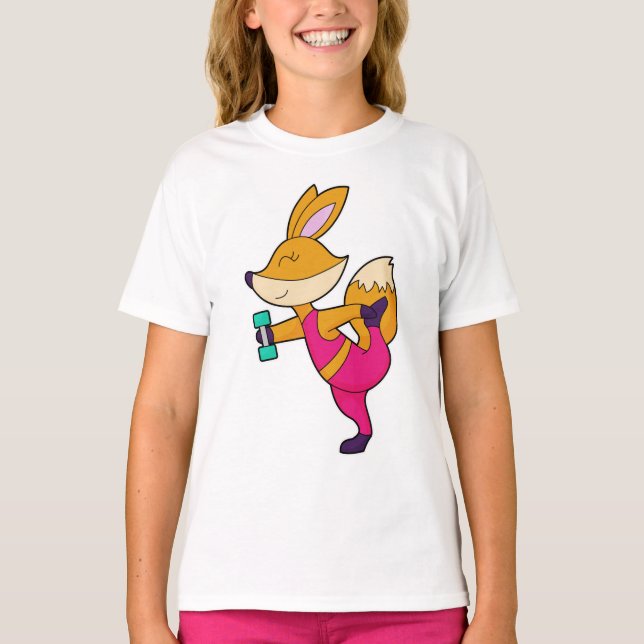 Fox Fitness Dumbbell T-Shirt (Vorderseite)