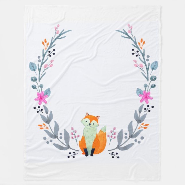 Fox Fleece Blanket (Vorderseite)