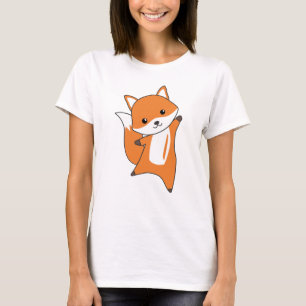 Fox Forest Animal Foxes Orange Kawaii Animes T-Shirt