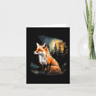 Fox Forest Nature Lover Mountains Wandern Camping  Karte