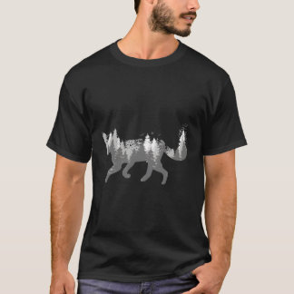 Fox Forest Nature Outdoor Wandern T-Shirt