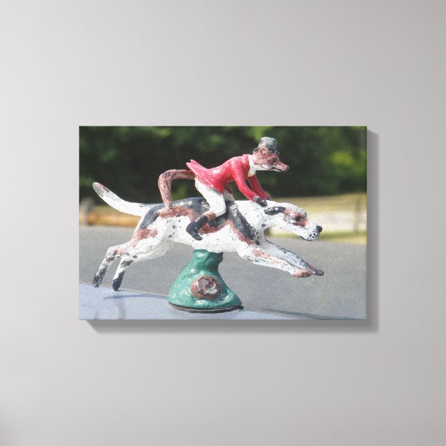 Fox Foxhunting Leinwanddruck (Vorderseite)