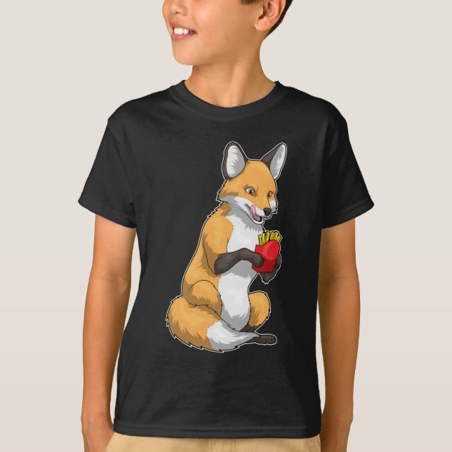 Fox French Pommes T-Shirt (Vorderseite)
