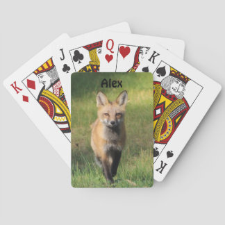 Fox Friend Playing Cards - Personalisieren Sie es! Spielkarten