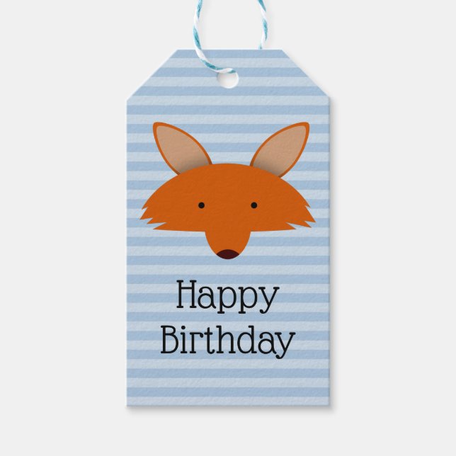 Fox Geschenkanhänger (Vorderseite)