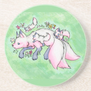 Fox Getränkeuntersetzer