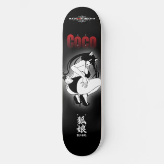 Fox girl Coco Skateboard