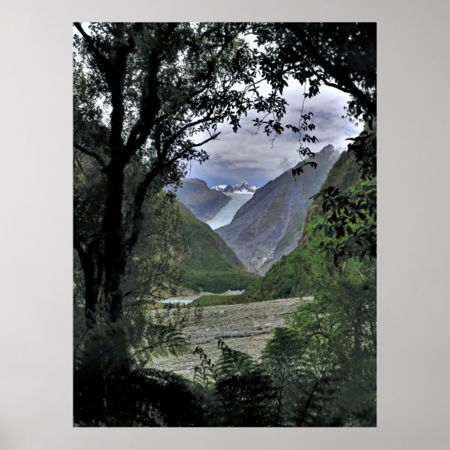 Fox Glacier Poster (Vorne)