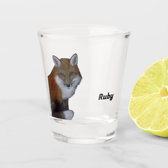 Fox Glass Schnapsglas (Vorderseite)