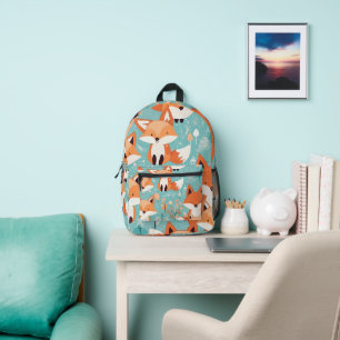 Fox-Grafik Bedruckter Rucksack