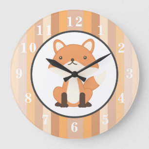 Fox Große Wanduhr