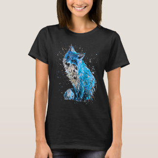 Fox Hand lackierter Eisfox T-Shirt