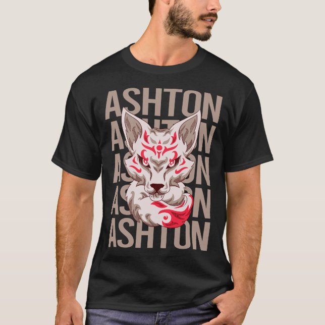 Fox Head - Ashton Name T-Shirt (Vorderseite)