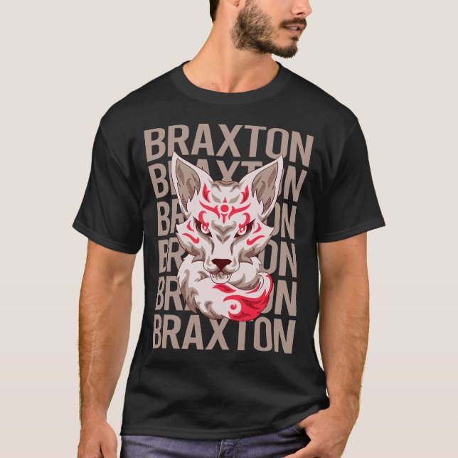 Fox Head - Braxton Name T-Shirt (Vorderseite)