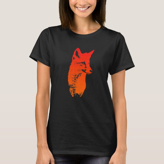 Fox head fox fox hunting hunter  1 T-Shirt (Vorderseite)